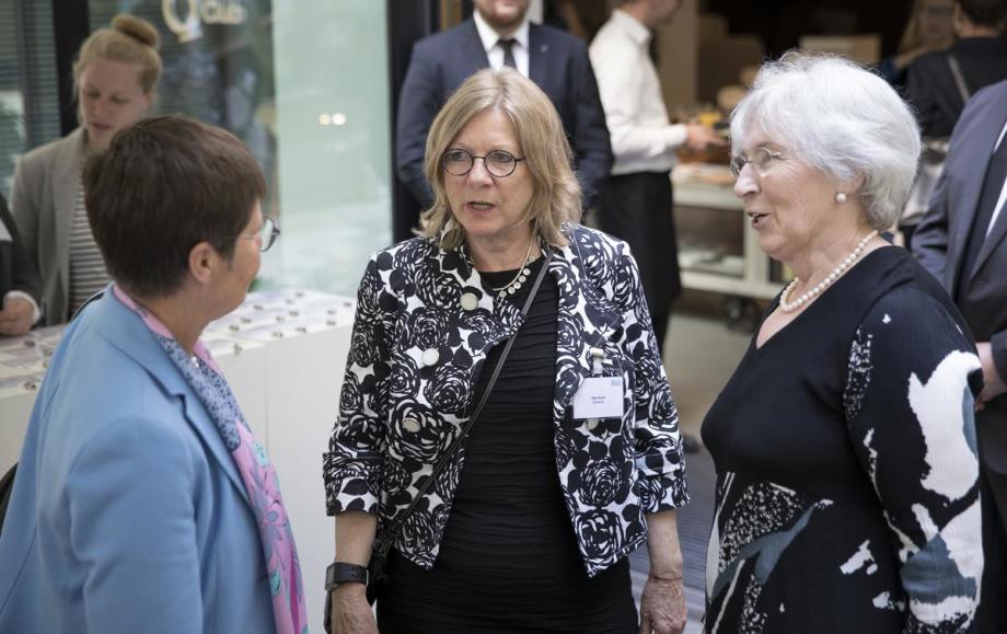 Elke König, Chair, Single Resolution Board (SRB); Elke Holst, Research Director, DIW Berlin, Karin Nordmeyer, UN Women National Comittee Germany; Henrike von Platen, HvP connect GmbH
